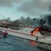 Kapal feri KM Karya Indah terbakar di perairan Limafatola (Istimewa)