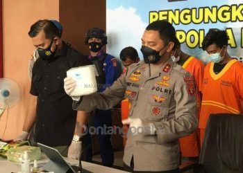 Polda Kaltim Gagalkan Peredaran 25 Kilogram Sabu asal Tiongkok