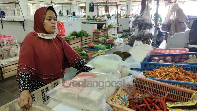 Stok tahu dan tempe mulai kosong (Nasrullah/bontangpost.id)