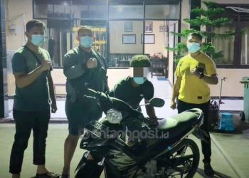 Gadai Motor Teman untuk Beli Sabu, Warga Bontang Lestari Ditangkap