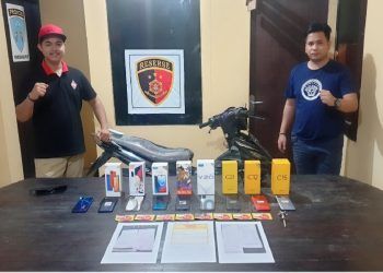 Curi 9 Ponsel Milik Warga Jalan Poros Bontang, 3 Pemuda Ditangkap