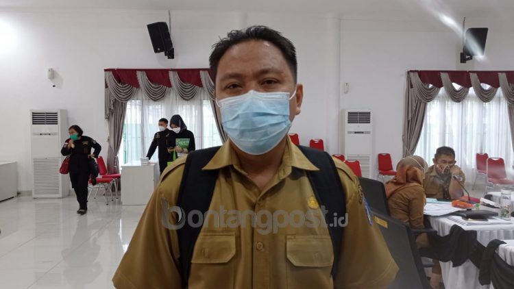 Jubir Satgas Covid-19 Bontang, Adi Permana (Fitri Wahyuningsih/bontangpost.id)