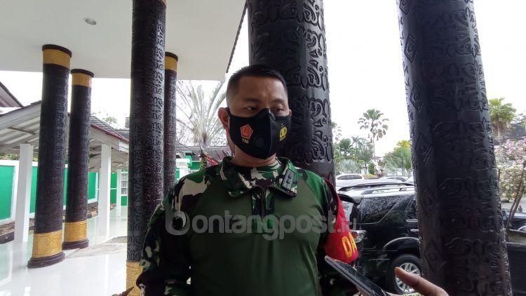 Wakil Ketua Satgas Covid-19 Bontang, Letkol Arh Choirul Huda (Fitri Wahyuningsih/bontangpost.id)