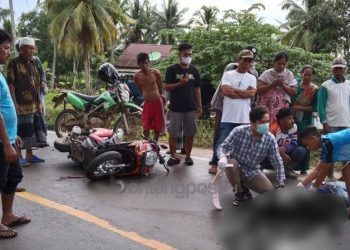 Kecelakaan Maut Jalan Poros Bontang-Sangatta, Warga Berebas Tengah Meninggal di Lokasi