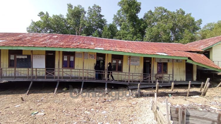 Pembangunan sekolah berbahan dasar kayu di Pulau Gusung diproyeksi bakal dilakukan pada September-Desember 2021 (Fitri Wahyuningsih/bontangpost.id)