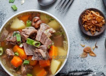 Resep Menu Makan Siang Lezat, Sup Kacang Merah Iga Sapi