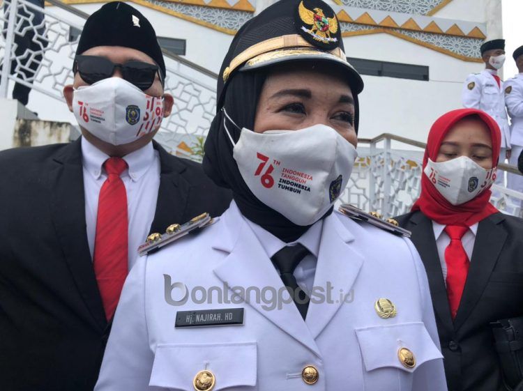 Wakil Wali Kota Bontang Najirah menegaskan dirinya akan tetap menjabat, dan menolak tawaran menjadi senator. (Yulianti Basri/bontangpost.id)