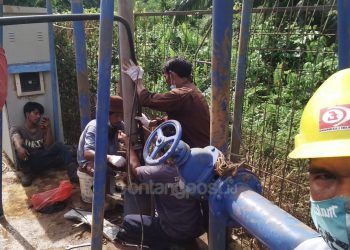 Pipa Dua Sumur PDAM Rusak