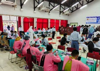 Vaksinasi Pelajar Bontang Sudah 30 Persen