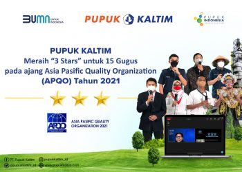 15 Tim Inovasi Pupuk Kaltim Raih Predikat Terbaik di Ajang Internasional APQO 2021