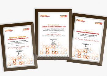 Pupuk Kaltim Raih 3 Penghargaan Anugerah Humas Indonesia 2021