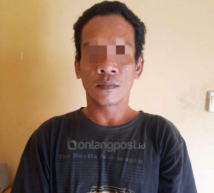 Tersangka telah ditahan di Mapolres Bontang (Satreskrim Polres Bontang)