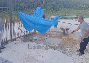 Proyek Jembatan Santan Senilai Rp 14 Miliar Disorot, Kualitas Mengecewakan