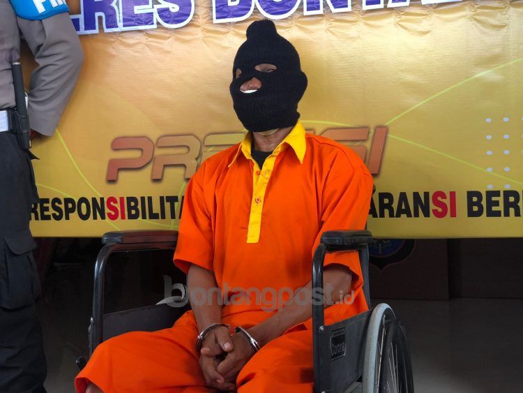 Tersangka perampokan ditahan di Mapolres Bontang (Yulianti Basri)