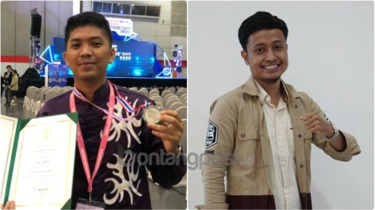 Muhammad Febrianto Ramadhan (kanan), dan Fikram Oktafiandi (kiri), keduanya dinobatkan sebagai pemuda berprestasi se-Kaltim