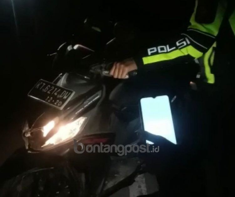 Kendaraan yang digunakan korban