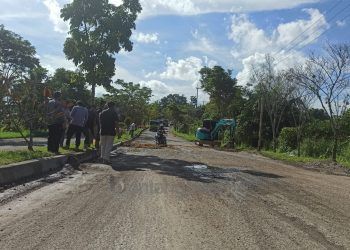 Perbaikan Jalan Bontang Lestari Cuma Sementara