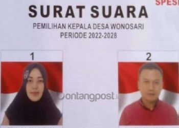 Suami Istri Berebut Kursi Kepala Desa