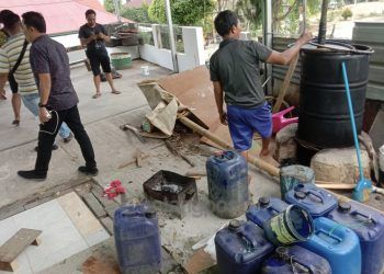 Tempat Pembuatan Miras Tradisional di Gunung Telihan Dibongkar Polisi