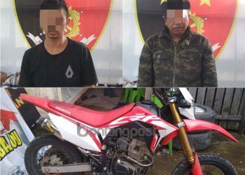 Curi Motor 17 Kali di Samarinda, Dua Pria Diringkus