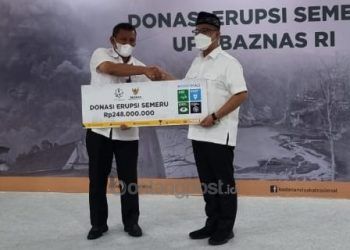 Bantu Pemulihan Kondisi Pasca Erupsi Semeru, UPZ Pupuk Kaltim Salurkan Bantuan Rp 248 Juta