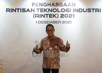 Dukung Peningkatan Teknologi Industri Nasional, Pupuk Kaltim Raih Penghargaan Rintek 2021 dari Kemenperin
