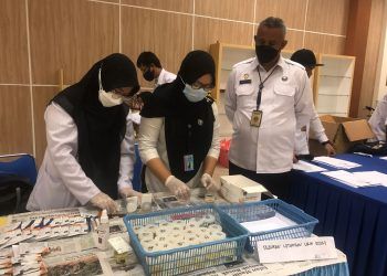 Tes Urine di Dispopar, Satu Orang Positif Sabu