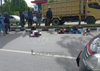 Kecelakaan Tunggal di Jalan S Parman, Istri Dirawat, Suami Meninggal