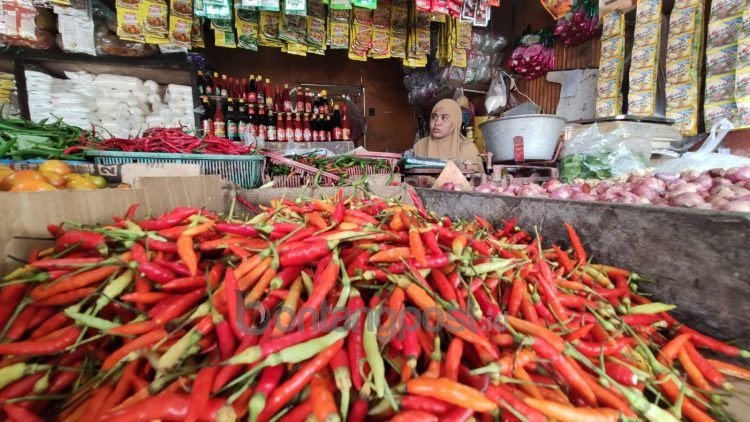 Harga cabai kian pedas (Nasrullah/bontangpost.id)