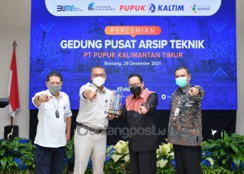 Resmikan Gedung Pusat Arsip Teknik, Pupuk Kaltim Menuju Tata Kelola Dokumen Kelas Dunia