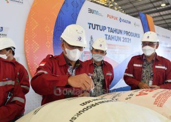 Tutup Tahun Produksi 2021, Kinerja Produksi Pupuk Kaltim Lampaui Target RKAP