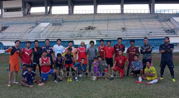 Para pemain Bontang City FC terus memantapkan persiapan jelang laga semifinal Liga 3 Zona Kaltim