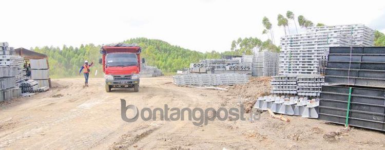 Kegiatan PT IHM di Kawasan Inti Pusat Pemerintahan (KIPP) IKN Nusantara yang sempat dijepret Kaltim Post, Jumat (4/2) lalu.