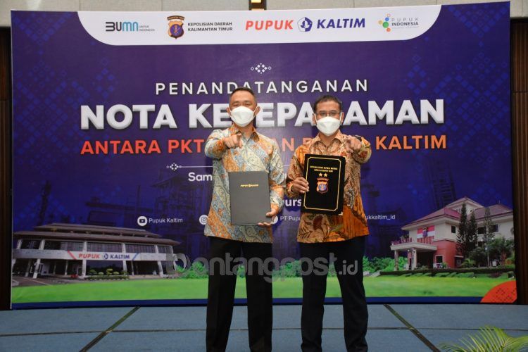 PKT jalin kerja sama dengan Polda Kaltim terkait pengamanan, pengawalan dan penegakan hukum penyaluran pupuk Pupuk Kaltim, dalam mendukung ketahanan pangan nasional.