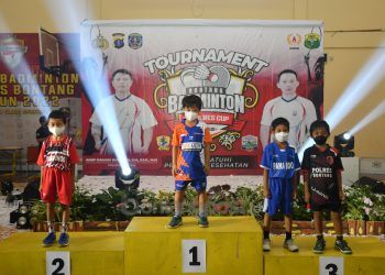 Atlet Binaan PB Pupuk Kaltim Juarai Tujuh Kategori Bontang Badminton Kapolres Cup 2022