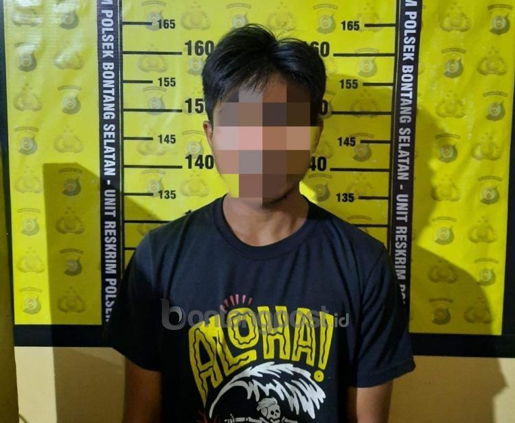 Tersangka tindak pidana pencurian ditahan di Mapolsek Bontang Selatan