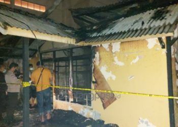 Oknum Polisi Bakar Rumah Orangtuanya