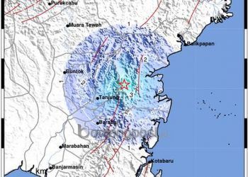 Gempa Magnitudo 4,5 Guncang Paser
