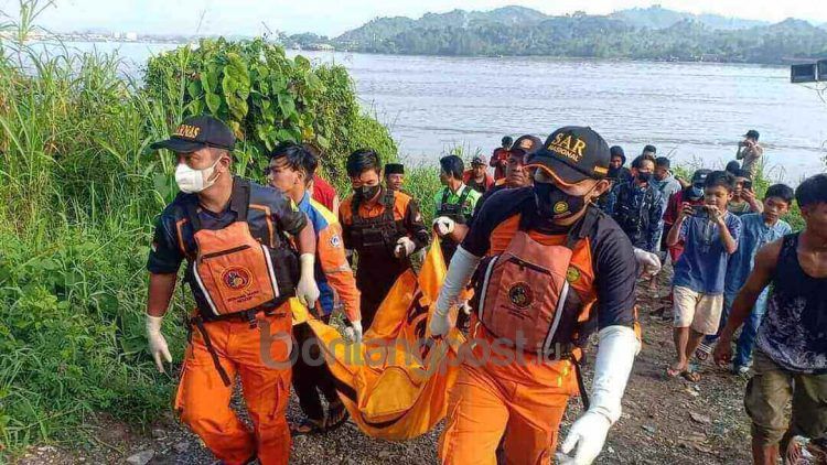Bocah laki-laki yang tenggelam di sungai Mahakam Loa Duri Ilir Samarinda ditemukan meninggal