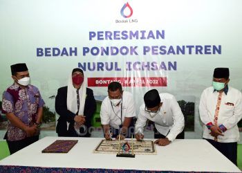 Berkah Ramadan, Badak LNG Resmikan Pembangunan Asrama Pondok Pesantren Nurul Ichsan