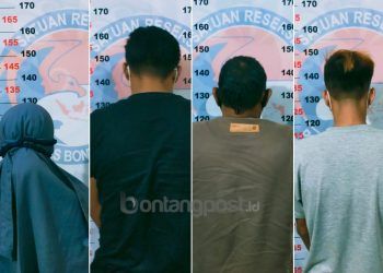 IRT Terlibat Jaringan Narkoba, Sehari Polisi Tangkap 4 Pengedar di Bontang