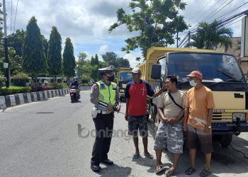 Antrean Truk Masih Mengular di Dua SPBU, Polres Bontang; Proses Sterilisasi Bertahap
