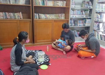 Sebulan, Dua Kali Ngungsi di Perpustakaan Kelurahan karena Banjir