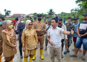 Wawali Bontang Tinjau Banjir, Warga Minta Sungai Dikeruk