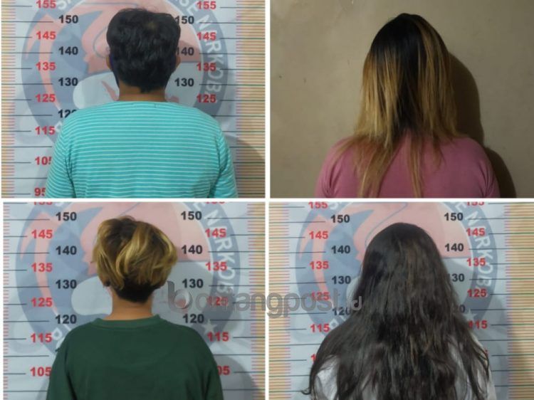 Empat wanita yang terlibat jaringan narkoba di Bontang diringkus