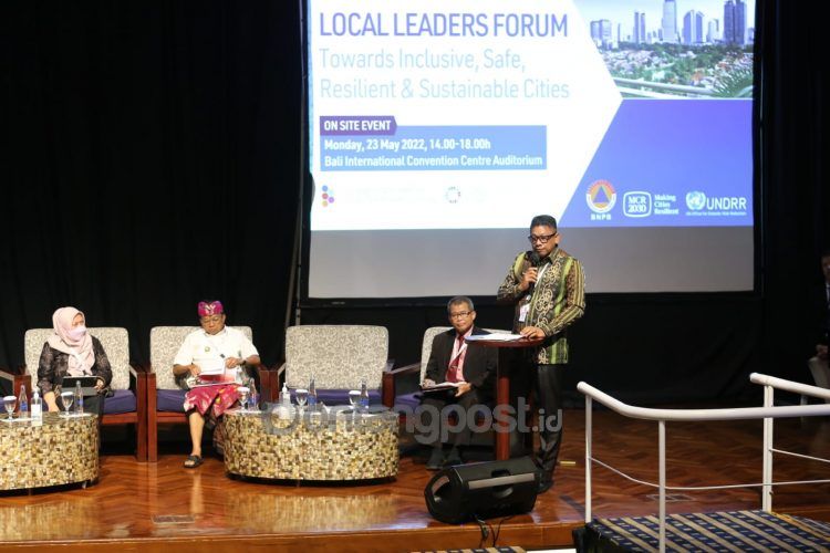 Wali Kota Bontang Basri Rase Jadi Pembicara di Acara Global Platform for Disaster Risk Reduction di Bali