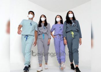 Nakes Bergaya Lebih Kekinian dengan Baju Jaga Fashionable