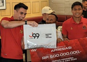 Lolos Piala Asia, Timnas Indonesia Dapat Bonus Rp 2 Miliar