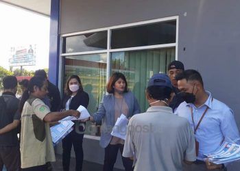 Uji Coba Fuel Card di SPBU Bontang Molor