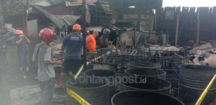 Tim Inafis Polres Samarinda lakukan olah TKP (Selasar)